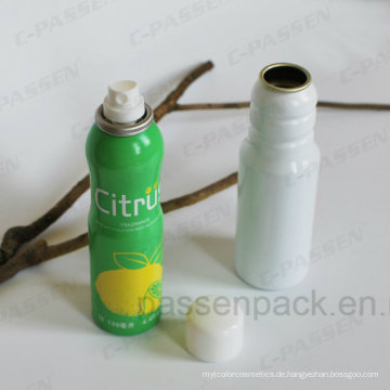 Aluminium-Hautpflege-Spray-Aerosoldose mit geformtem Körper (PPC-AAC-011)